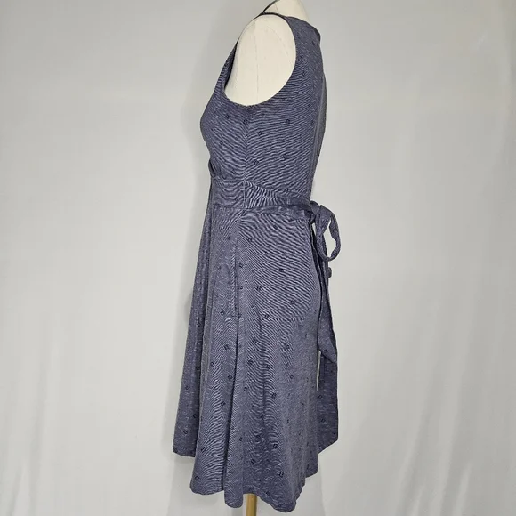 TOAD & CO ‘Printed Cue’ Wrap Dress With Pockets Sz M - Picture 2 of 8